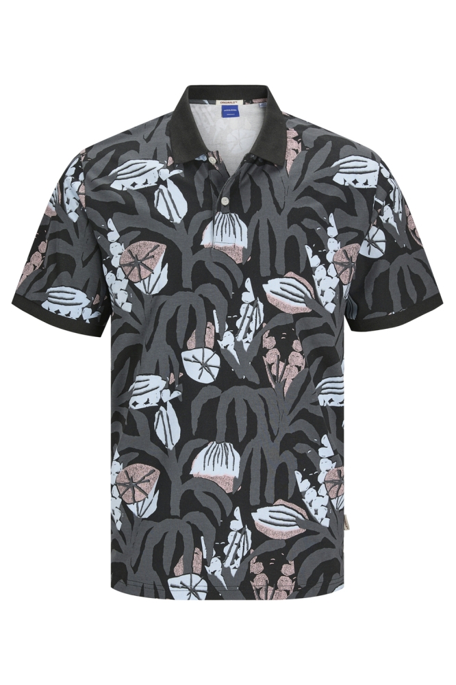 JORALMERIA AOP POLO SS 12276835 BLACK